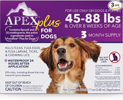 Dog Flea & Tick Topical Treatment 45–88 lb