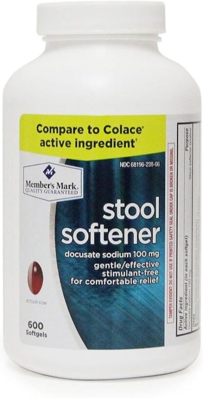 Docusate Sodium 100 mg Softgels