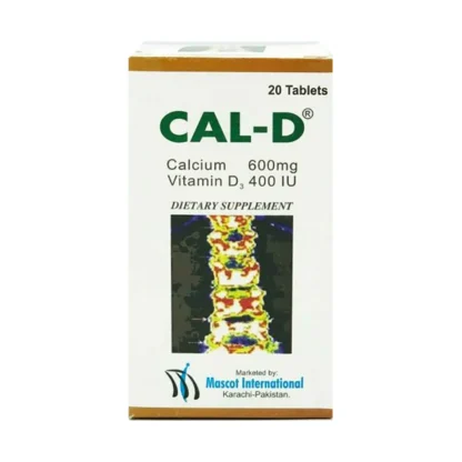 Calcium 600 mg + Vitamin D Tablets