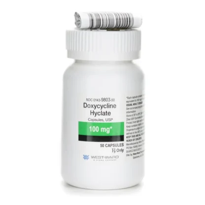 Doxycycline Hyclate 100 mg Capsules